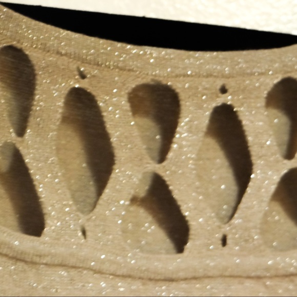 Armani Exchange keyhole metallic glitter top - Picture 5 of 5